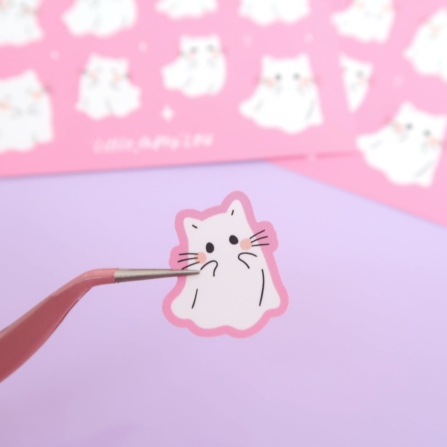 Ghost Cats Stickers (S034)