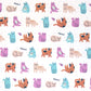 Colorful Cats Washi Tape