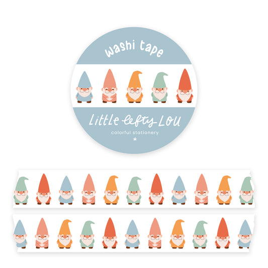 Garden Gnomes Washi Tape