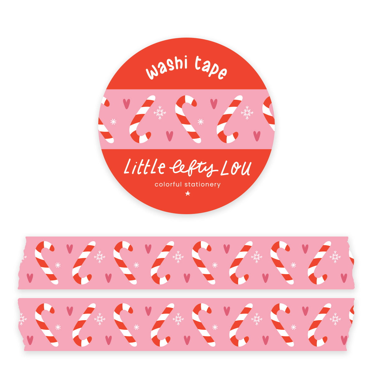 Candy Canes Washi Tape