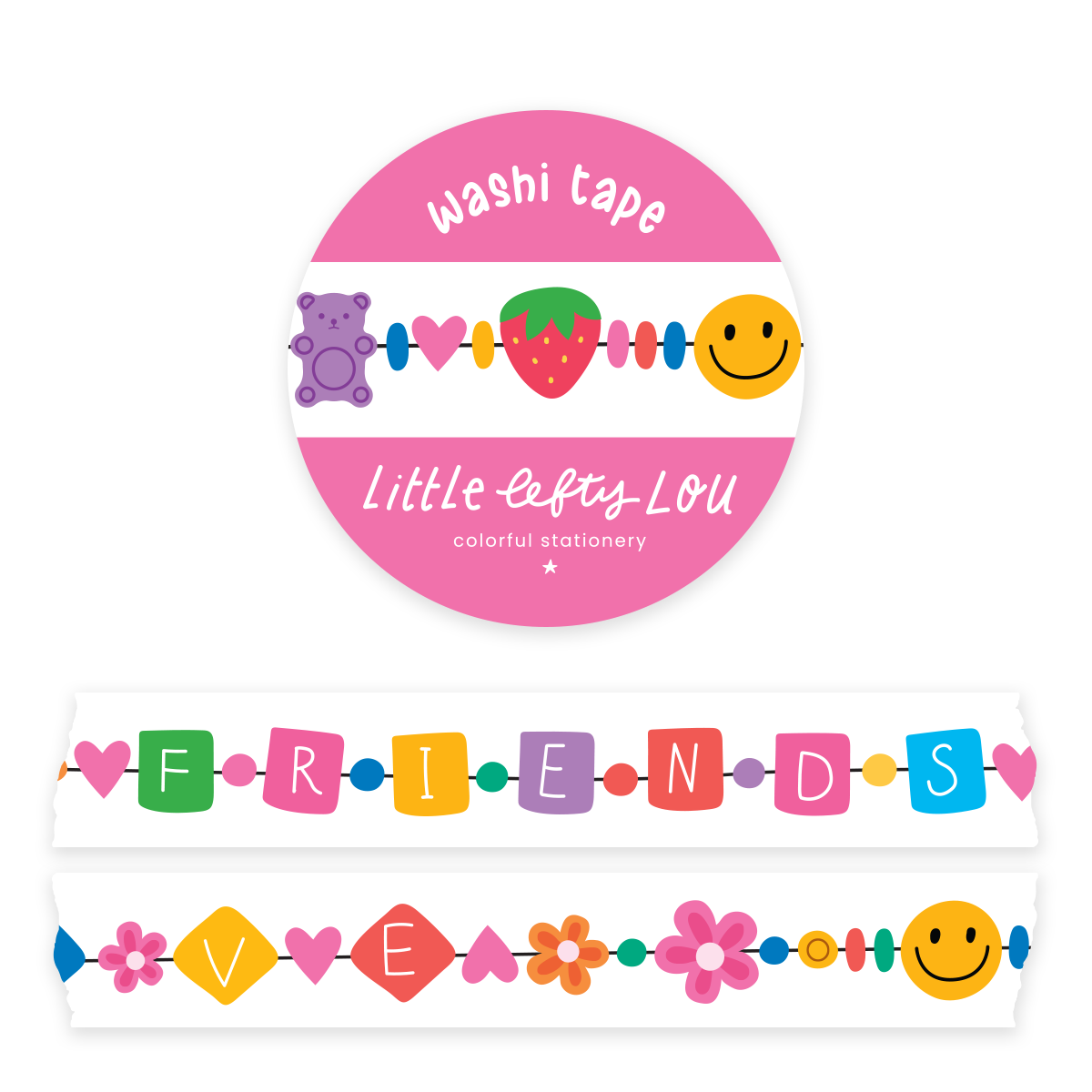 Friendship Bracelet Washi Tape