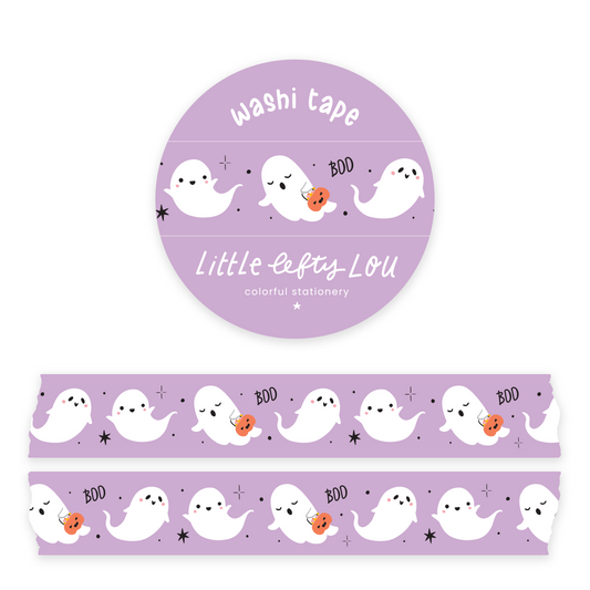 Ghosts Purple Washi Tape