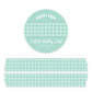 Mint Grid Washi Tape