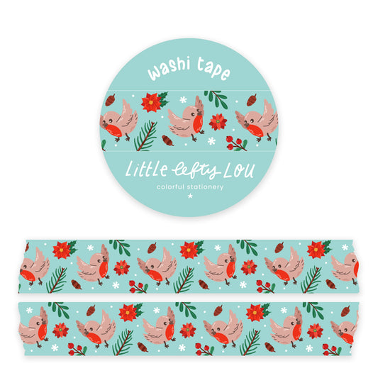 Snowy Robins Washi Tape