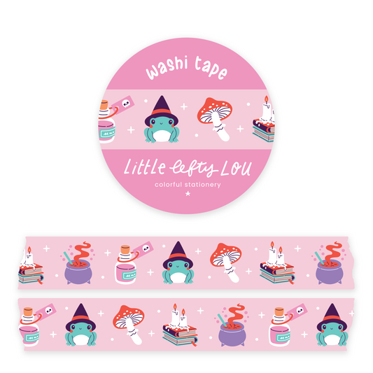 Witchy Frog Pastel Washi Tape